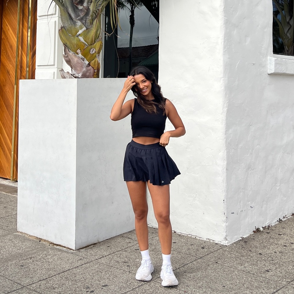 Alo Yoga Varsity Tennis Skirt - Pleated